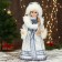 Snow Maiden "In a fur coat with patterns" moves, 19x40 cm