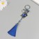 A keychain with a carbine from the evil eye Metal "Turtle with a brush 16 cm