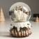 Souvenir Polystone Water Ball Music "White Bears in the Forest" 11.5x11.5x14 cm