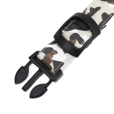 Collar with Militari's backlight 3 glow modes Size S, Osh 22-40 x 2.5 cm gray gray-7
