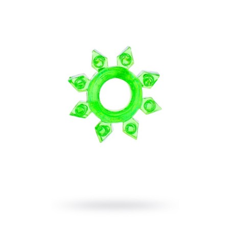 Erective ring on the penis Toyfa, TPE, Green