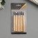 A set of knives with a wooden handle 6 pcs 20.5x10 cm