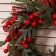 New Year's wreath D-30 cm "Cozy fairy tale" Fat tapes berries