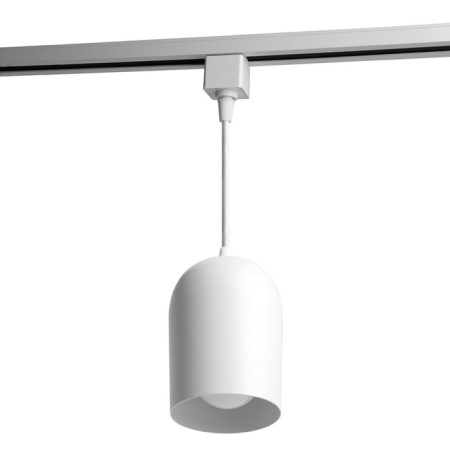 Snow -phase track lamp for Feron AL197, IP20, E27, 50 W, 90x90x145 mm, white color-1
