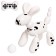 Robot Dog "Ball" Zhorya, on the control panel, interactive: sound, light, on the battery, in Russian