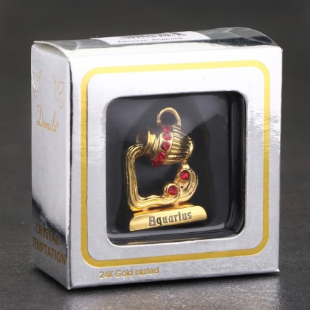 Souvenir the zodiac sign "Aquarius", with crystals-3