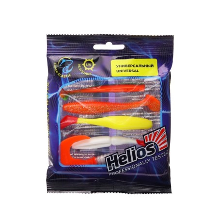 Set of silicone lures Helios "Universal", 5 pcs. (HS-Pu-Set2)