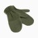 Men's mittens with a folding top of fleece, khaki color