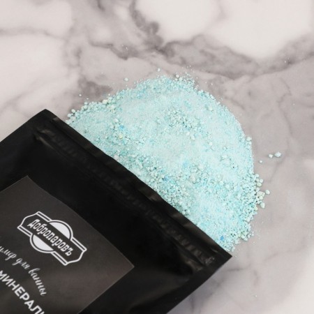 Shimmer with sea salt for the bath "Sea Minerals" 160 g "Dobroparov" Blue-3