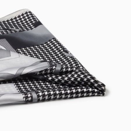 Women's scarf minku rr 70*70 cm, col. grey-1