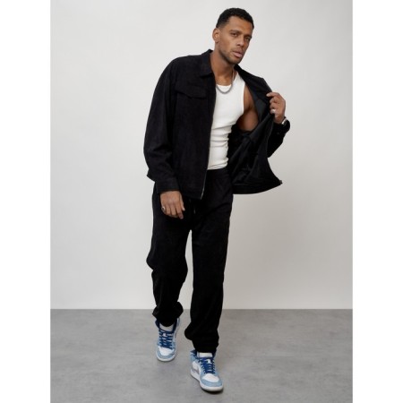 Sports suit men's, size 48, black color-16