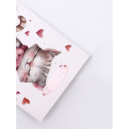 Gift vertical "Heart cat", s 12 × 15 × 5.5 cm-3