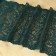 Lace elastic fabric, 230 mm × 2.7 ± 0.5 m, emerald color