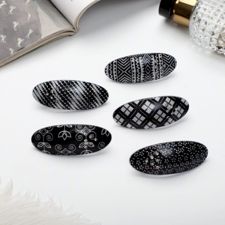Hair hairpin "Assorted" 6 cm, mix-1