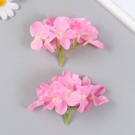 Flowers for decorating "hydrangea" pink 10x10 cm-2