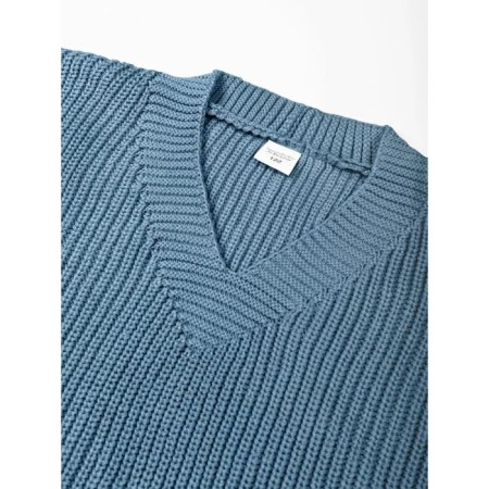Vest for girl Knit height 122 cm, blue color-6