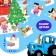 Puzzle "Blue Tractor. Happy New Year! ", 35 elements