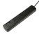 Luazon Lighting network filter, 5 outlets, 3 m, 2200 W, 3x0.75 mm2, 10 A, 220 V, with a fuse, black
