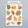 Stickers Paper "Abstraction" set 2 sheets 20x15 cm