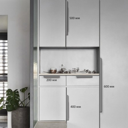 Cappio RP100gr, l = 600 mm, gray -gray-1