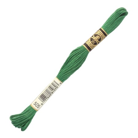 The threads of the DMC 117 (505), 12 pcs. packaged