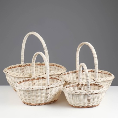 Camping set, 4 pcs, 34 × 30 × 13/33, 32 × 25 × 12/29, 27 × 21 × 10/25, 23 × 18 × 9/22 cm, rattan-1