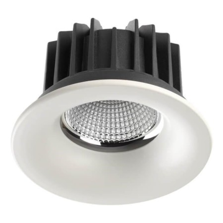 Built -in LED LED NOVOTECH, 10 W, 220 V, 75x75 mm, d = 75 mm, white
