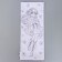 Pillowcase for coloring "Girl in flowers", 30 x 70 cm