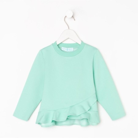 Svitshot for a girl with a kAFTAN "Basic Line" size size 30 (98-104), mint color-6