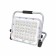 Battery working lamp, 100 watts, 6000 mAh, 5200 lm, diode 2835, IP65, 17 x 20 x 5 cm