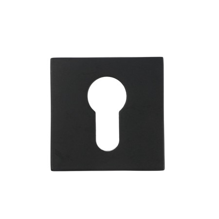 Lockland cylinder lining, square, with mount, black color-1