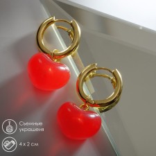 Earrings with the removable element of the 