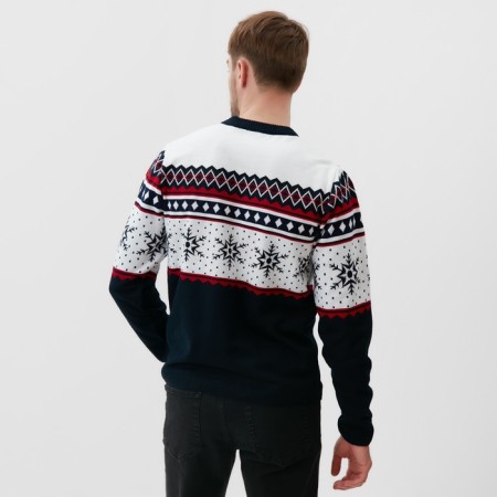 Knitted jumper KAFTAN "SNOW" size 54-6