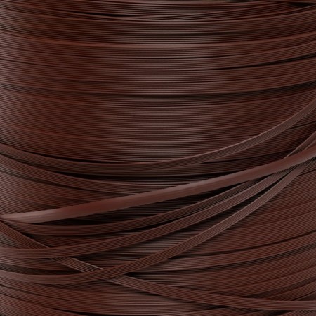 Artificial rattan 6 mm 500 m wave (chestnut)-2