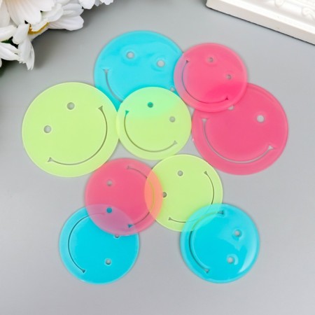 Stick phosphorus plastic "Smiles" set 8 pcs 20x13 cm