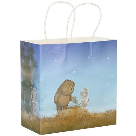 Gift package, 22x22x1 cm, craft, packaging, hedgehog in fog-1