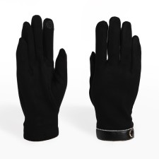 Gloves are male, dimensionless, without insulation, black color