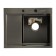 Kitchen sink Aflorn AF95848F-R, Sredal, Right, S = 3 and 0.8 mm, 58x48x22 cm, siphon, graphite