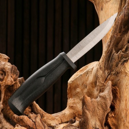Tourist knife "Ural" 21cm, blade 98mm/1.8mm, black-2