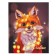 Diary for grades 1-4, "luminous fox", solid cover 7BC, matte lamination, 48 sheets