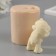 Silicone Mold "Bear with Big Heart" 9x5.5x4.5 cm mix