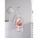 Apron of a kitchen with a photo print "Fox Love", adjustable, size OS