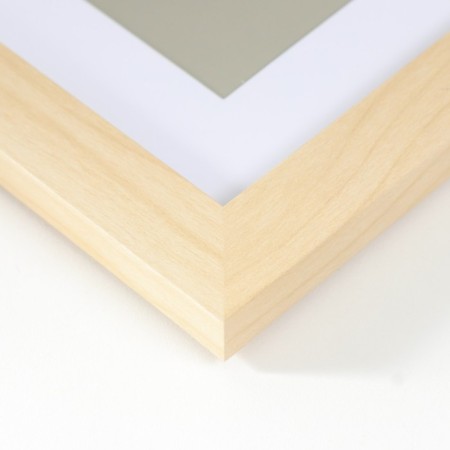 Photo frame MDF "Ellis" 20x20 cm, with a paspartm, natural 76718-2