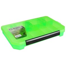 Box for baits KDP-4, green color, 340 × 215 × 50 mm
