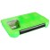 Box for baits KDP-4, green color, 340 × 215 × 50 mm
