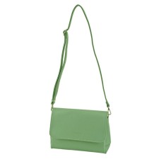 Messenger bag, valve department, green color 17x26x10cm