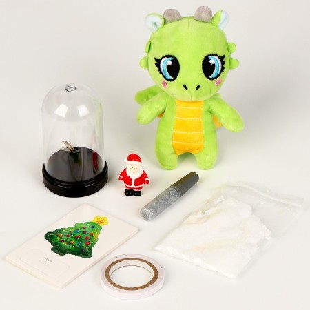 Set for creativity 2 in 1 "nightlight + toy: dragon, Santa Claus"-1
