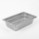 Gastrootiness 1/4 of stainless steel, 65 mm, 26.5 × 16.2 × 6.5 cm, thickness 0.8 mm