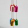 Wind Music Metal "Elephants and 6 Color Bells" 55x5x4.2 cm