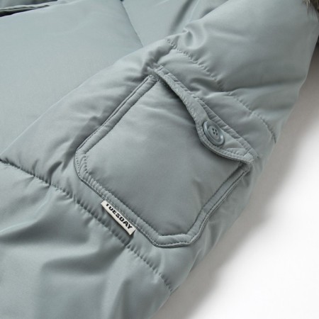 Women's winter jacket, menthol color, size 48-3